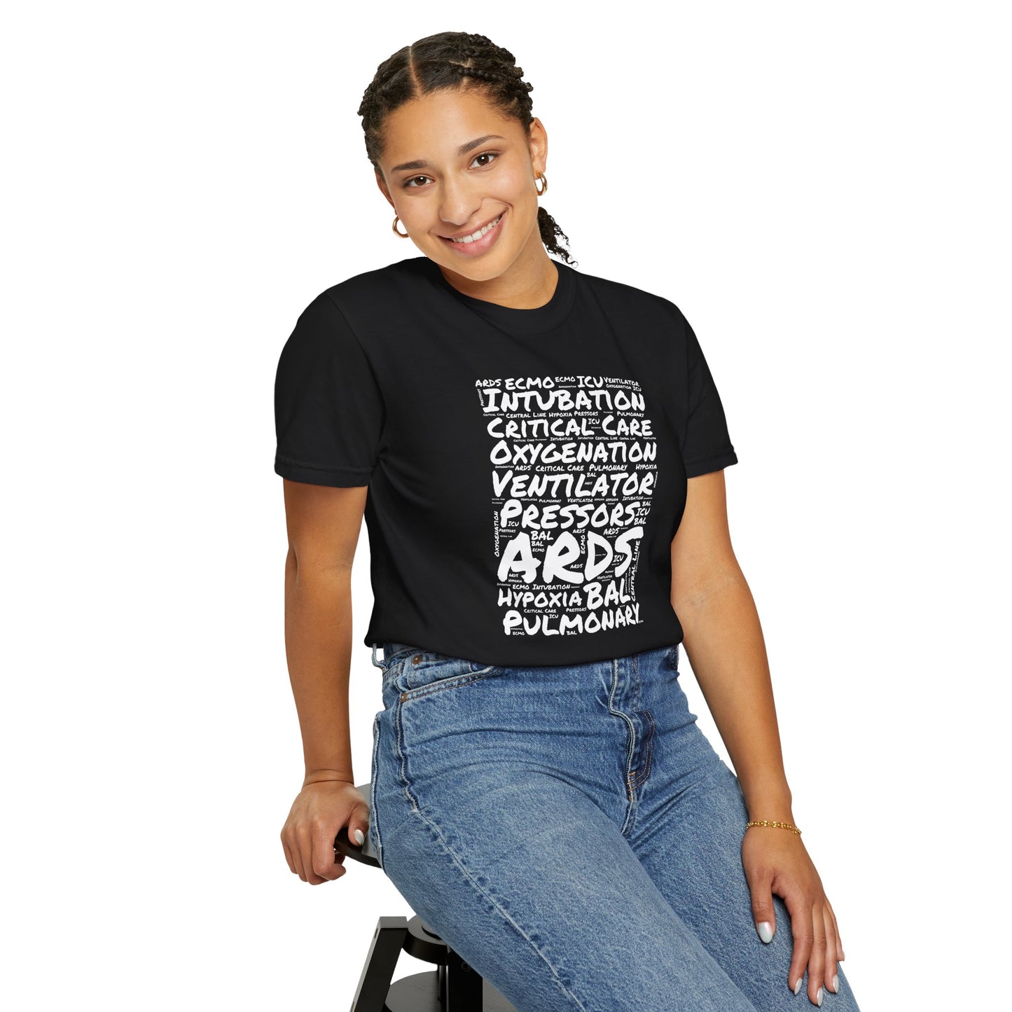 Critical Care Wordcloud T-Shirt