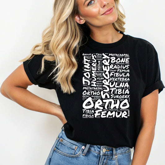 Orthopedic Surgeon Wordcloud T-Shirt