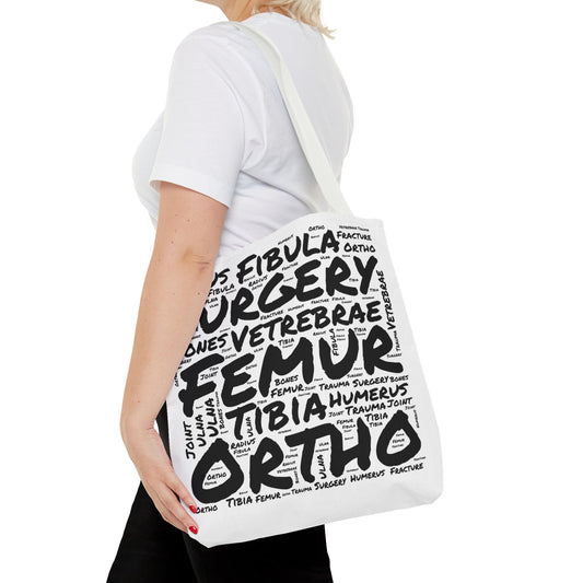 Orthopedic Surgery Word Cloud White Tote Bag