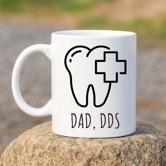 Dad, DDS Coffee Mug for Dentist Dad