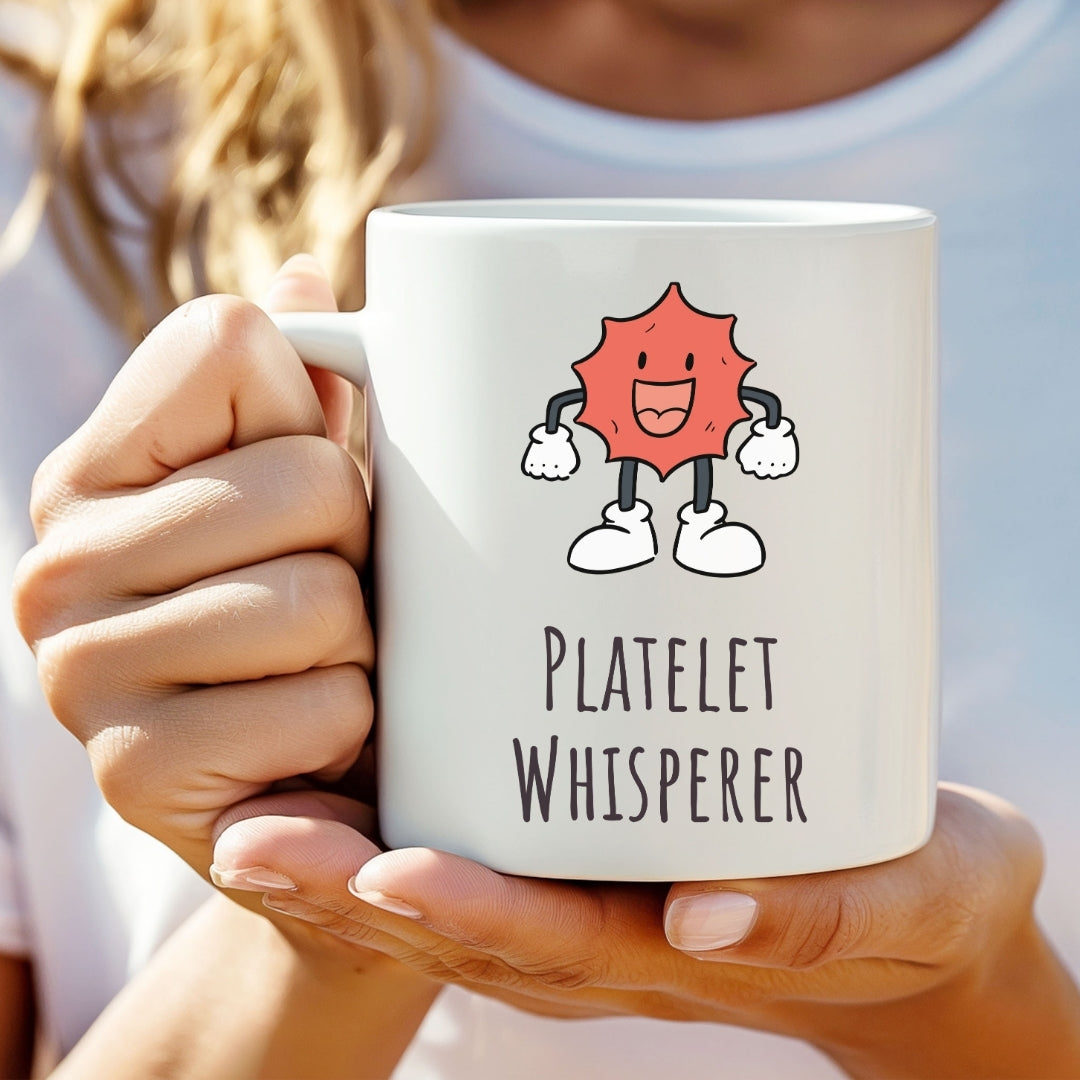 "Platelet Whisperer" Coffee Mug