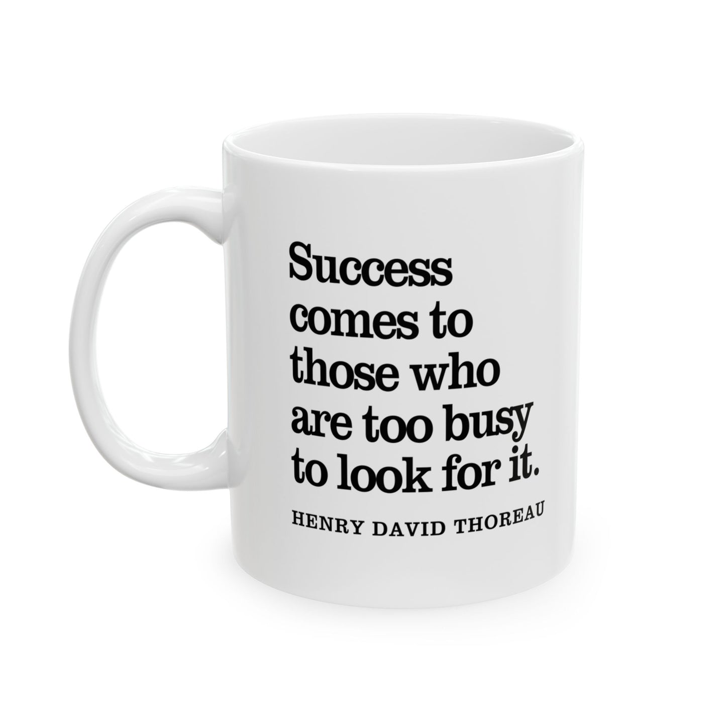 Henry David Thoreau Inspirational Quote Coffee Mug
