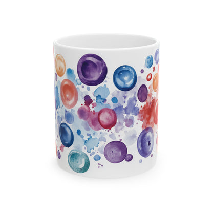 Colorful Red Blood Cells Watercolor Mug