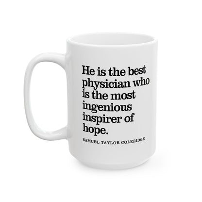 Samuel Taylor Coleridge Inspirational Quote Coffee Mug