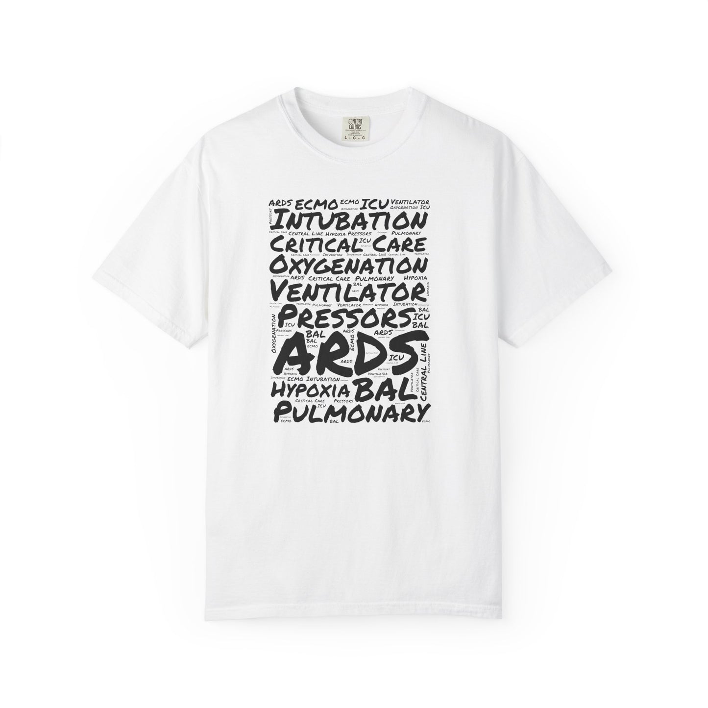 Critical Care Wordcloud T-Shirt