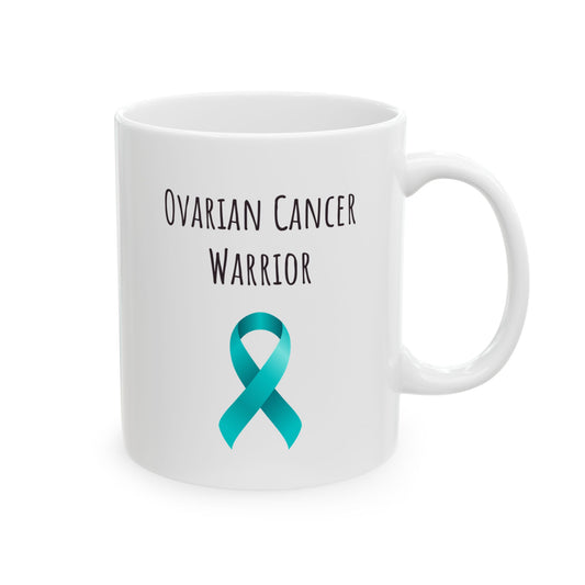 "Ovarian Cancer Warrior" Coffee Mug