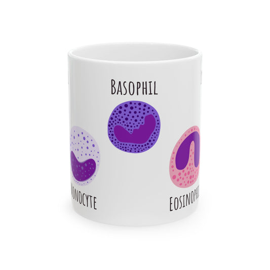 White Blood Cell Squad Immunology Coffee Mug
