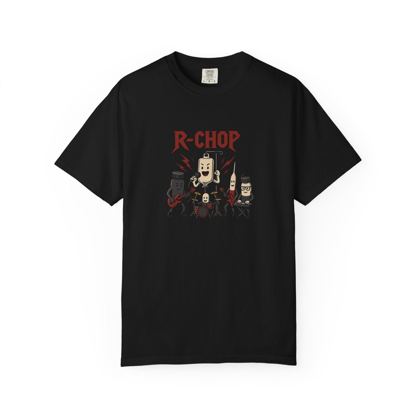 "R-CHOP" Funny Oncology Parody Band T-Shirt