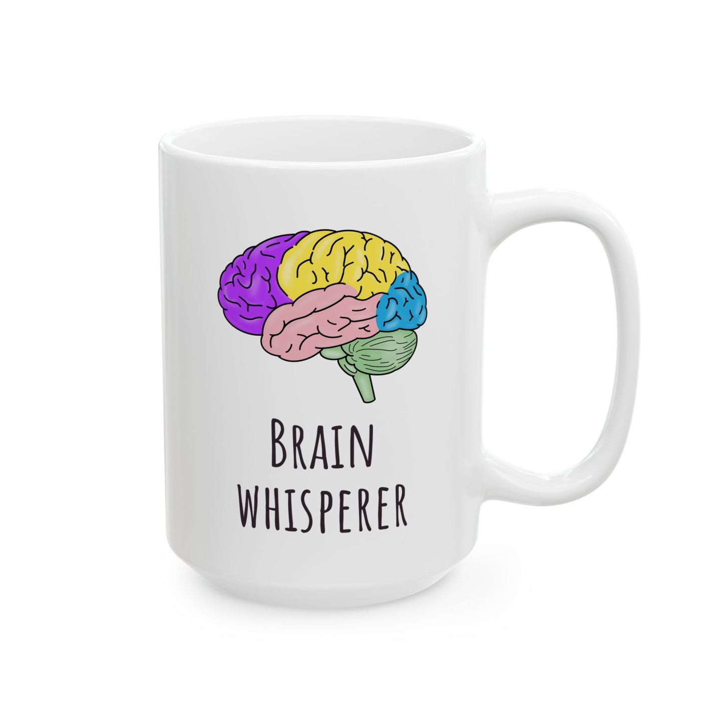 "Brain Whisperer" Colorful Coffee Mug