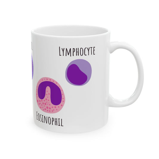 White Blood Cell Squad Immunology Coffee Mug