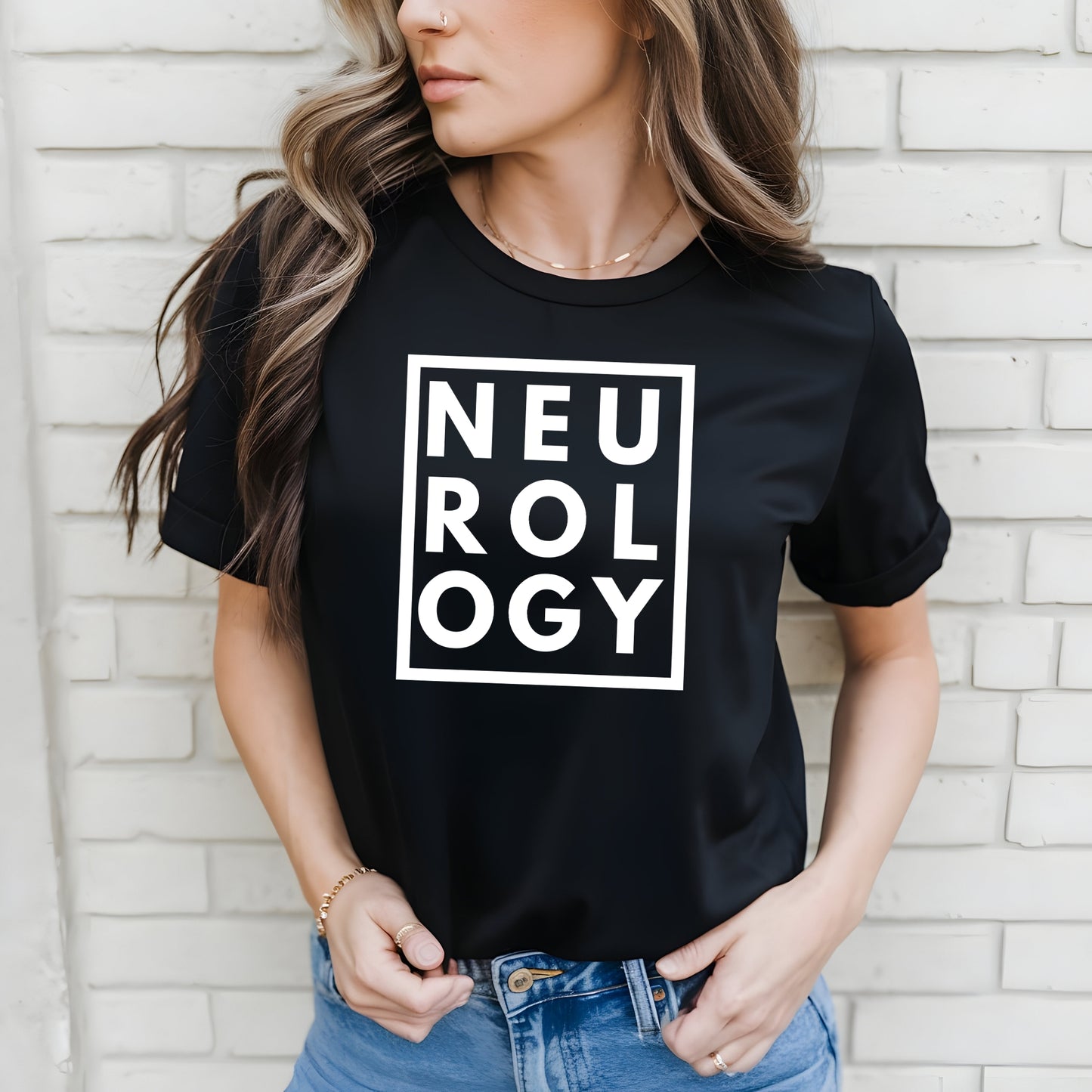 NEUROLOGY Square Text T-Shirt
