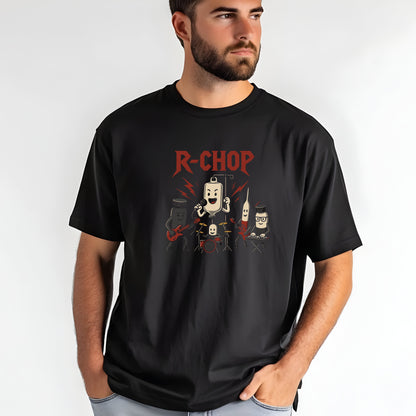 "R-CHOP" Funny Oncology Parody Band T-Shirt