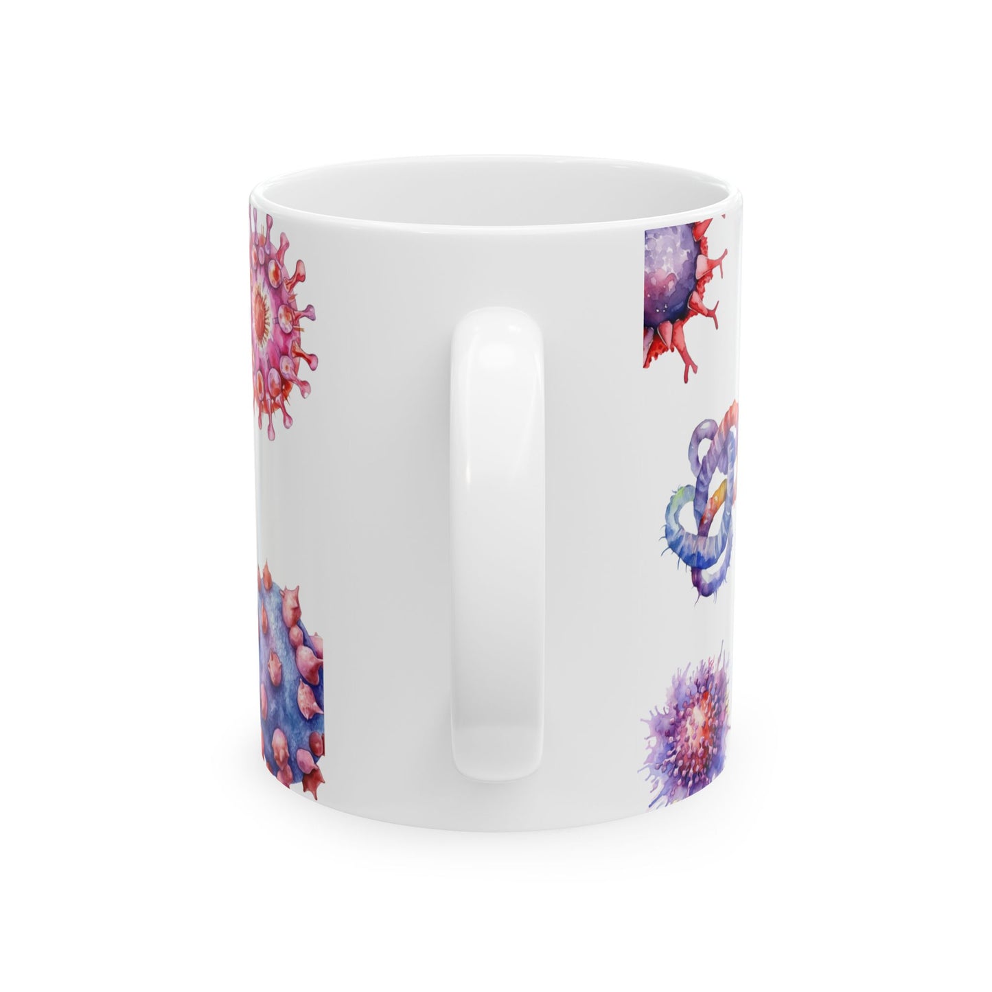 Microbe Watercolor Coffee Mug