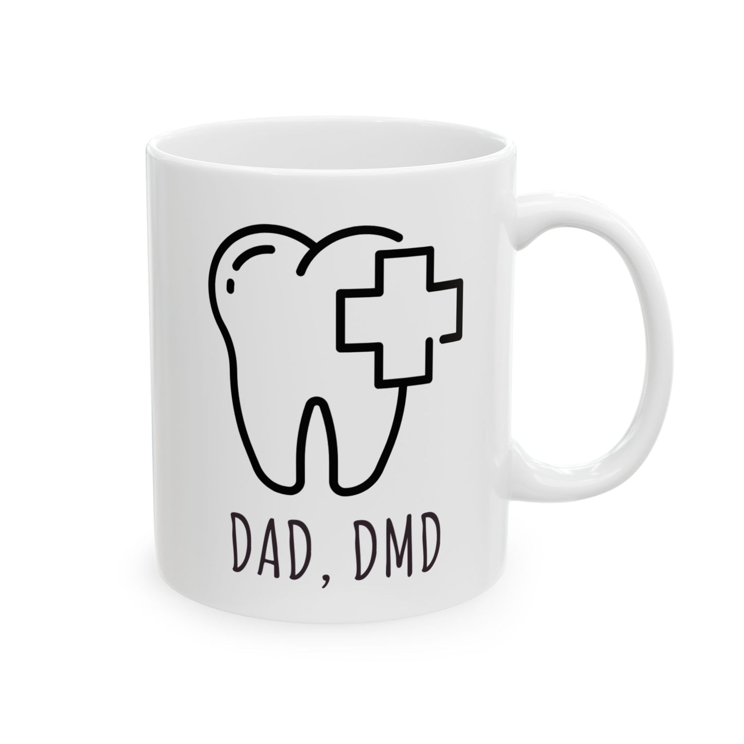 "Dad, DMD." Coffee Mug for Dentist Dad