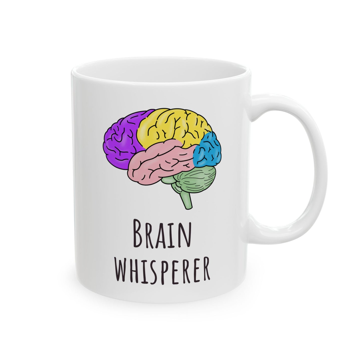 "Brain Whisperer" Colorful Coffee Mug