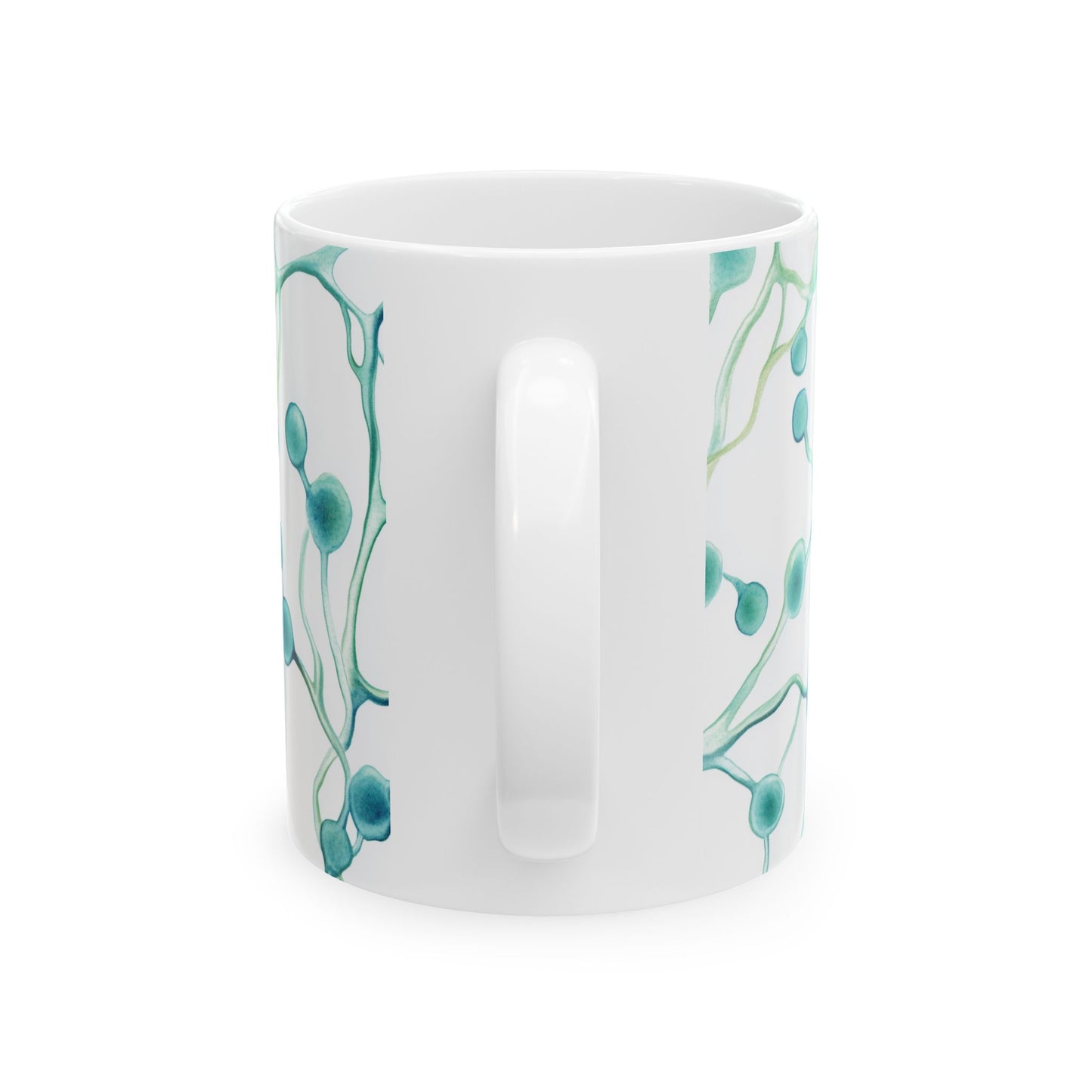 Budding Yeast Watercolor Colorful Coffee Mug
