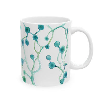 Budding Yeast Watercolor Colorful Coffee Mug