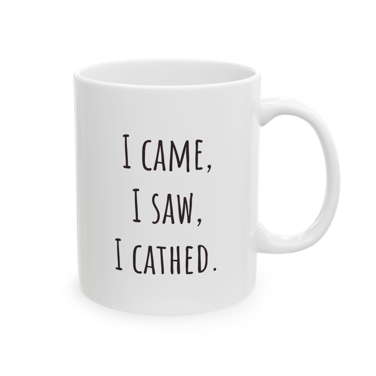 I Came I Saw I Cathed coffee mug - funny interventional cardiology gift for cardiologists and cath lab staff