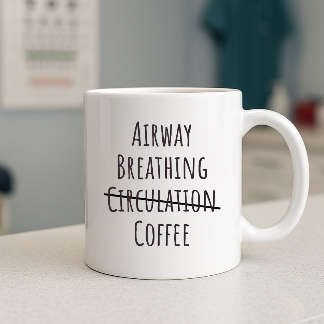 "Airway Breathing Coffee" Mug
