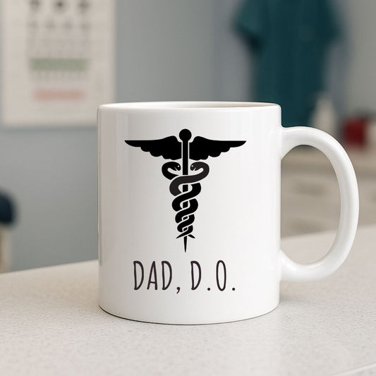 "Dad, D.O." Coffee Mug for Physician Dad