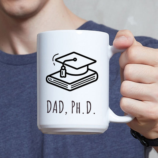 "Dad, Ph.D." Coffee Mug