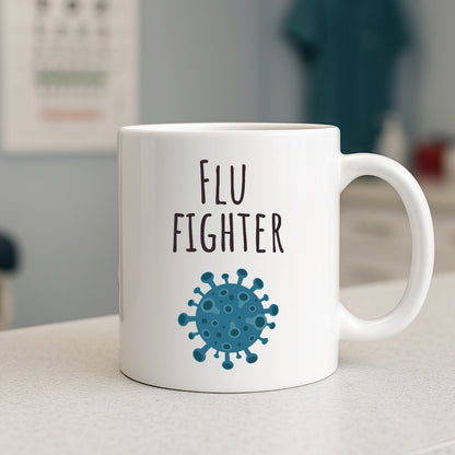 "Flu Fighter" Influenza Coffee Mug