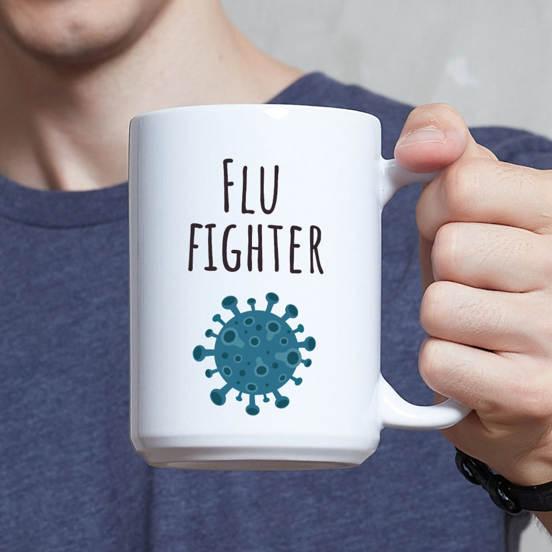 "Flu Fighter" Influenza Coffee Mug
