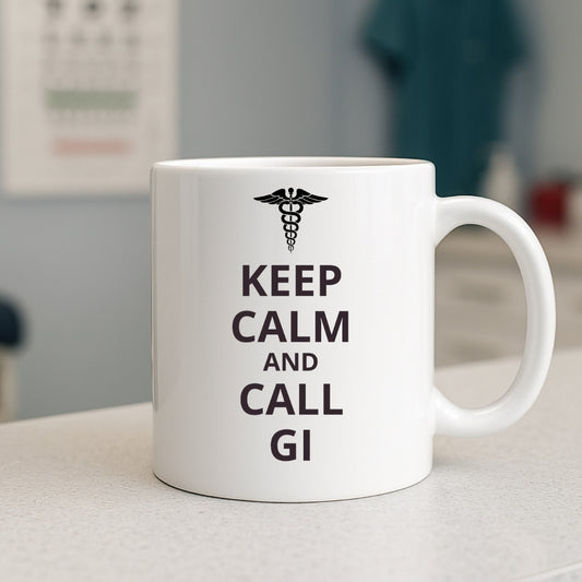 "Keep Calm and Call GI" Coffee Mug