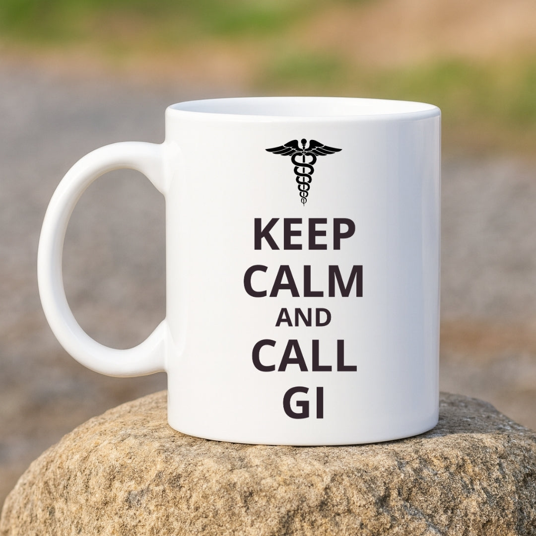 "Keep Calm and Call GI" Coffee Mug