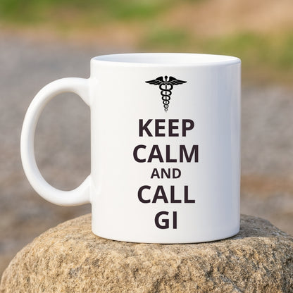 "Keep Calm and Call GI" Coffee Mug