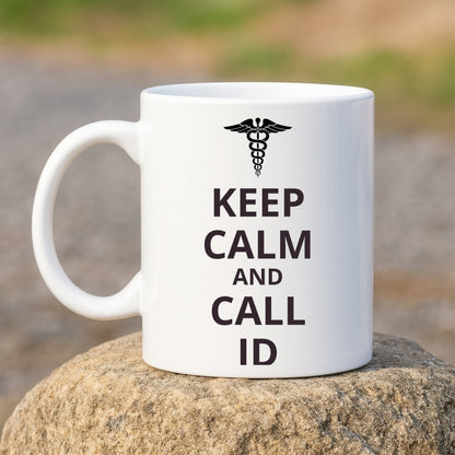 "Keep Calm and Call ID" Coffee Mug