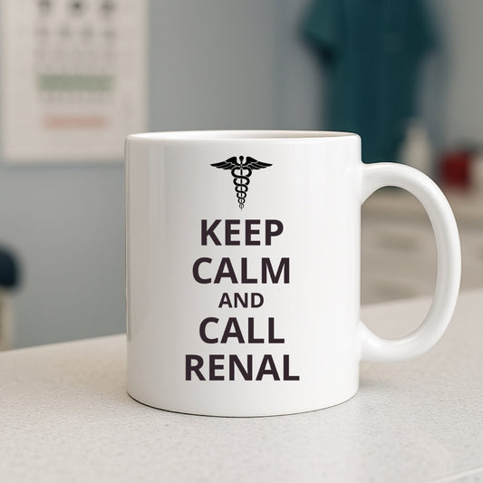 "Keep Calm and Call Renal" Coffee Mug
