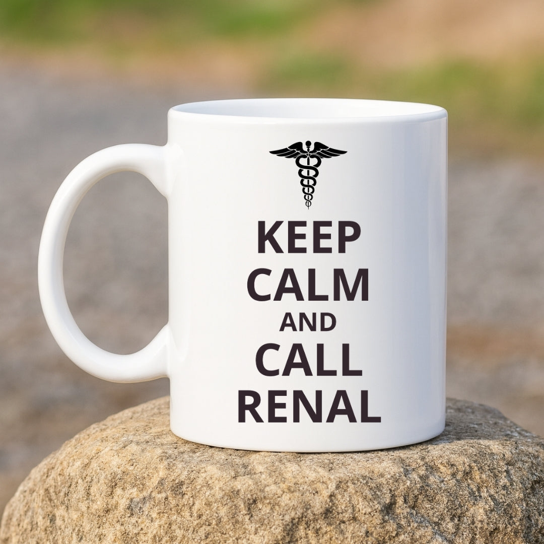 "Keep Calm and Call Renal" Coffee Mug