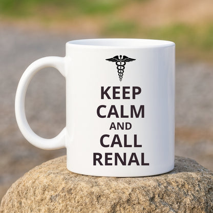 "Keep Calm and Call Renal" Coffee Mug