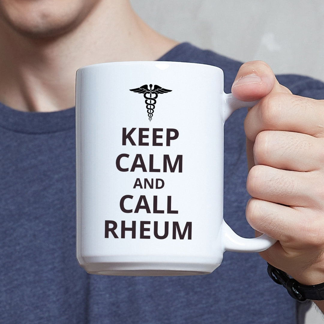 "Keep Calm and Call Rheum" Coffee Mug