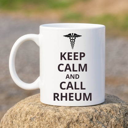 "Keep Calm and Call Rheum" Coffee Mug