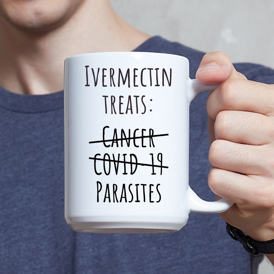 "Ivermectin Treats Parasites" Coffee Mug