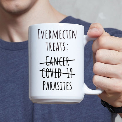 "Ivermectin Treats Parasites" Coffee Mug