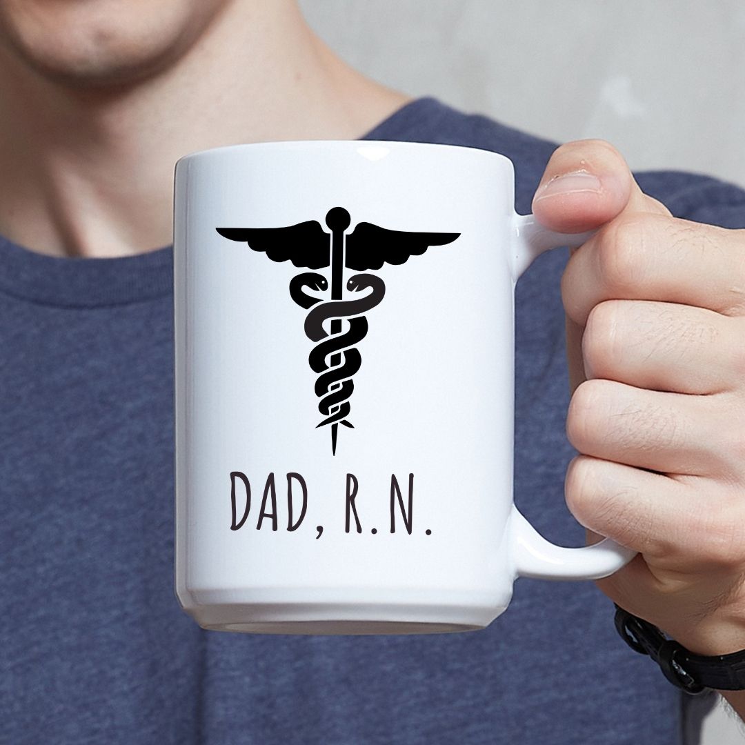 "Dad, R.N." Coffee Mug