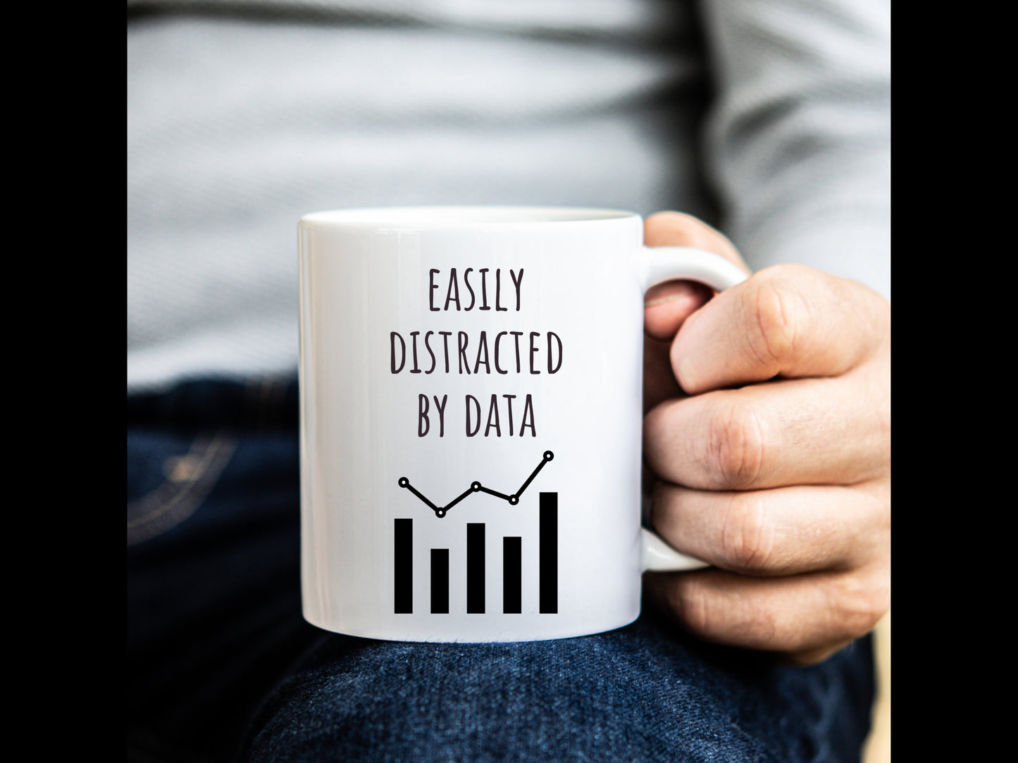 "Easily Distracted by Data" Coffee Mug