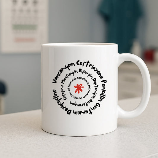 Spinning Antibiotics Coffee Mug