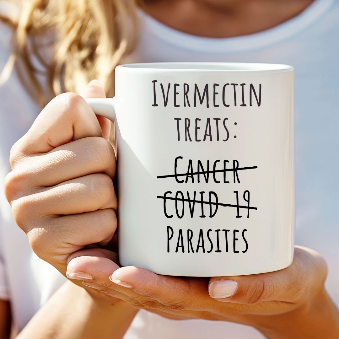 "Ivermectin Treats Parasites" Coffee Mug