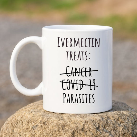"Ivermectin Treats Parasites" Coffee Mug