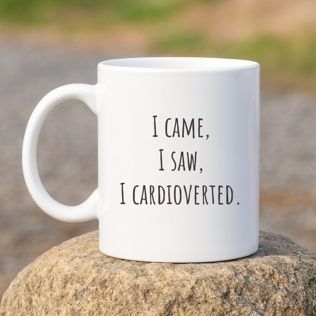 "I Came, I Saw, I Cardioverted" Coffee Mug