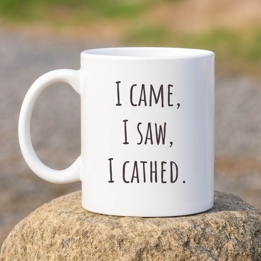 "I Came, I Saw, I Cathed" Coffee Mug